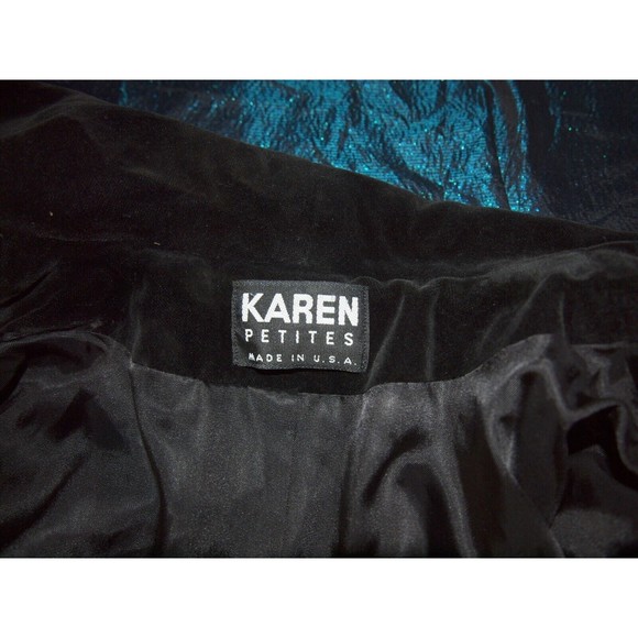 Vintage Karen Petites double breasted 100% wool overcoat L - Picture 5 of 12